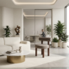 The Trestle - Cylindrical Back Dining Chair