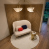 The Cove - Acoustic Privacy Sofa in lounge