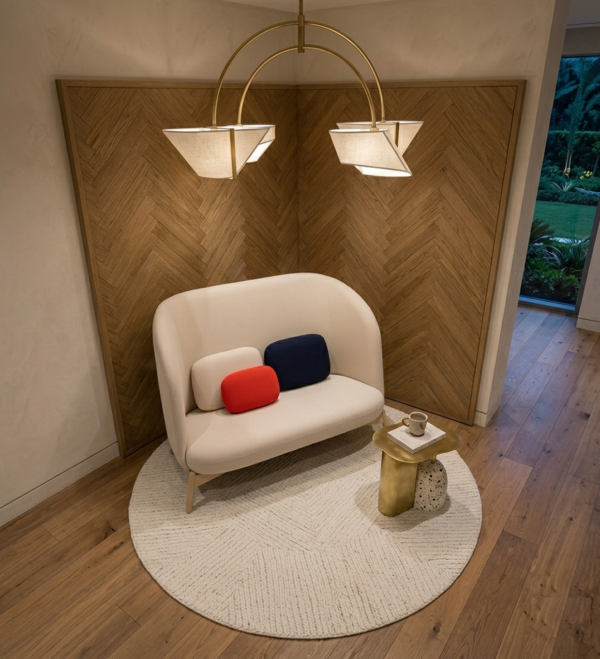 The Cove - Acoustic Privacy Sofa in lounge